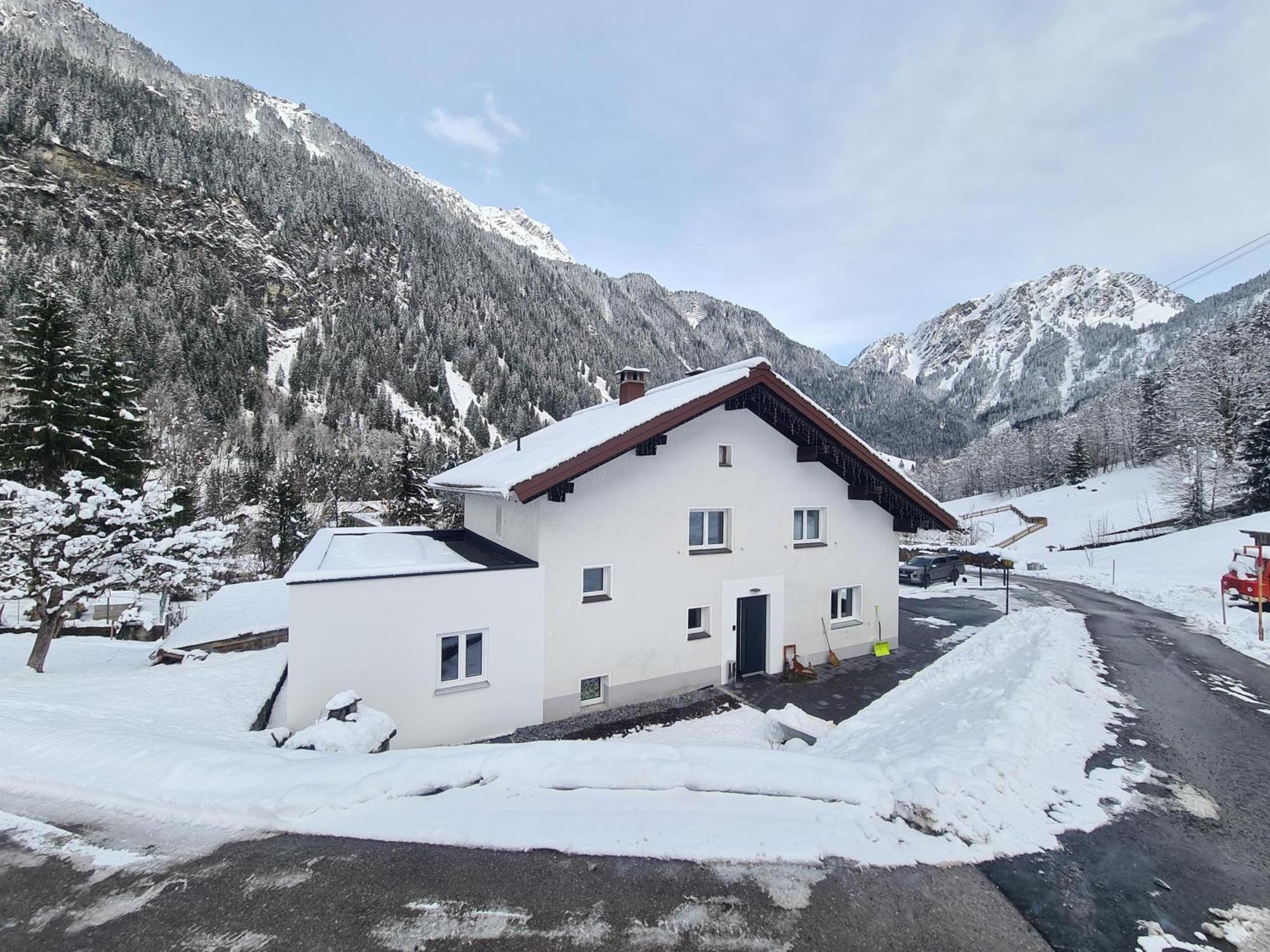 Haus Stehbock Villa Partenen Buitenkant foto