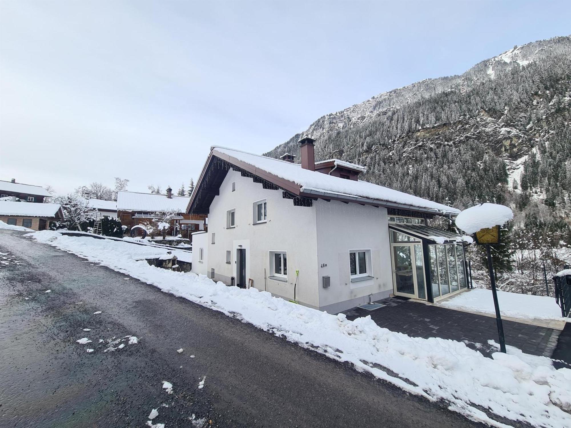 Haus Stehbock Villa Partenen Buitenkant foto