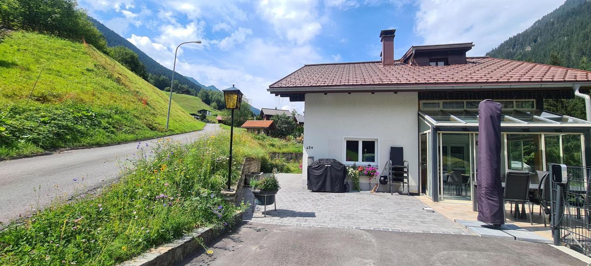 Haus Stehbock Villa Partenen Buitenkant foto